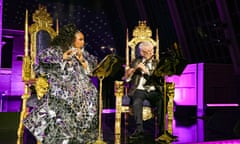 Lizzo and Sir James Galway perform at the Met Gala