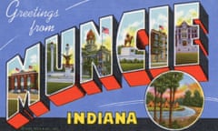 Greeting card from Muncie, Indiana, ca 1941