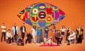 The 2023 housemates. Photograph: Big Brother/Initial/ITV/PA Wire