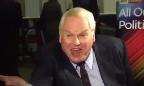 Adam Boulton swears at colleagues in off-air outburst - video