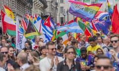 LGBT Pride Parade, London, UK - 08 Jul 2017<br>Mandatory Credit: Photo by Guy Bell/REX/Shutterstock (8923904ad)
The annual London Gay Pride march heads from Oxford Circus to Trafalgar Square.
LGBT Pride Parade, London, UK - 08 Jul 2017