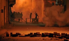 Protesters clash with Tunisian security forces