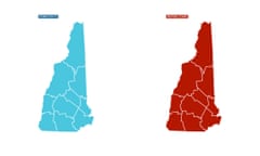 New Hampshire  primary 2016 results 9:36pm