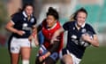 Liz Musgrove breaks through the Welsh lines as Scotland ended their campaign with a win.