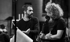 Omer Meir Wellber and Steven Isserlis in a recording session for No Longer Mourn for Me.