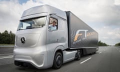 Daimer last year unveiled a prototype driverless truck called Future Truck 2025, which it aims to bring to market by 2025.