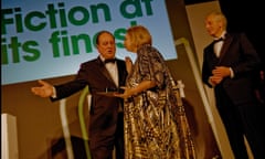 Sarah Lee -  Chair of the judges, James Naughtie with the winner of the Man Booker Prize for Fiction Hilary Mantel, at the awards ceremony for the 2009 Man Booker Prize at the Guildhall, London
Commissioned