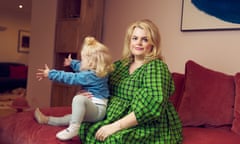 Rose Stokes and her son at home in Bath