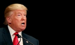 Presidential Candidate Donald Trump Speaks At The Economic Club Of New York<br>NEW YORK, NY - SEPTEMBER 15: Republican presidential candidate Donald Trump speaks at a lunch hosted by the Economic Club of New York on September 15, 2016 in New York City. According to a report by Oxford Economics, if Trump is elected to the White House growth in the US would be about 5 per cent lower than would otherwise be expected by 2021. (Photo by Spencer Platt/Getty Images,)