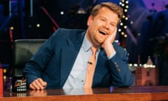 Back in town … James Corden when he hosted The Late Late Show.