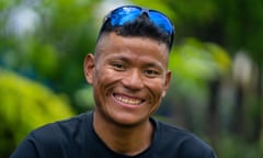 Tenjen Sherpa, a Nepalese guide, is reported missing along with the US climber Gina Marie Rzucidlo