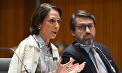 Chief Executive Officer of Virgin Australia Jayne Hrdlicka speaks during a Senate hearing