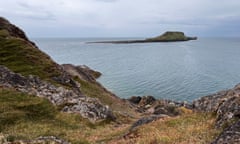 The Gower peninsula aka Worm’s Head.