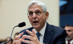 US Attorney General Merrick Garland testifies before the House Judiciary Committee.