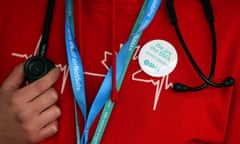 close up of a junior doctor's uniform