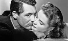 Cary Grant and Ingrid Bergman in Notorious, 1946.