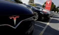 File photo of a Tesla electric car dealership in Sydney, Australia