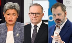 Composite of: Penny Wong, Anthony Albanese and Ed Husic