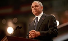 Colin Powell at the Republican national convention in Philadelphia in August 2000.