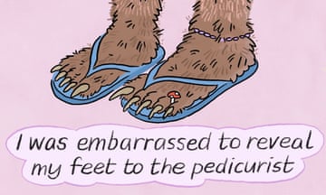 Edith Pritchett cartoon on pedicures