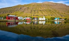 Seydisfjordur reflections, Iceland