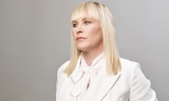 Observer New Review<br>Actress Patricia Arquette. photographed in London (Soho Hotel) to promote her new series called "The Act"