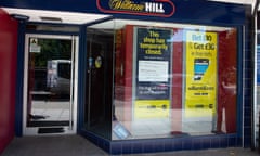 Closed William Hill shop in Ascot