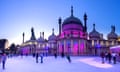 Brighton’s Royal Pavilion ice-rink.