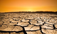 Dry, cracked earth under a blazing sun