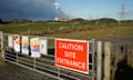 The construction site at Wylfa