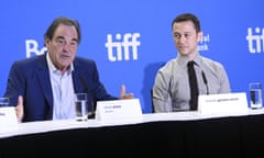 ‘There’s more to it that meets the eye and whatever they tell you, you’ve got to look beyond ‘ ... Oliver Stone, with Joseph Gordon-Levitt, talking about his new drama Snowden at the Toronto film festival