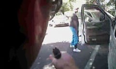 File photo of Keith Scott looking  over to police with hands by his sides in this still image taken from video just before he was shot four times by Charlotte police in Charlotte<br>Keith Scott looks over to police with hands by his sides just before he was shot four times by Charlotte police in Charlotte, North Carolina, U.S. in this September 20, 2016 still image from video released by Charlotte police.  Charlotte-Mecklenburg Police Department/Handout via Reuters/File Photo  ATTENTION EDITORS - THIS IMAGE WAS PROVIDED BY A THIRD PARTY. EDITORIAL USE ONLY