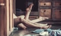 Passionate love. View of feet of a young couple that lying on the floor in the kitchen at home.; Shutterstock ID 639794776; Purchase Order: -