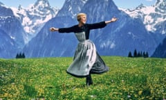 Julie Andrews stars in The Sound of Music, 1965.