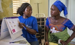 Hewlett Foundation Grantees in Senegal<br>LANIAR, SENEGAL - AUGUST 14: A mobile clinical outreach team from Marie Stopes International, a specialized sexual reproductive health and family planning organization on a site visit to Laniar health center, a rural area, where they offer many sexual reproductive health services and counseling, including the full range of family planning options, emergency contraception, pre and post natal care, and cervical cancer screening and treatment. August 14, 2014 in Laniar Senegal. (Photo by Jonathan Torgovnik for The Hewlett Foundation/Reportage by Getty Images)