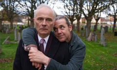 Mark Bonnar as Max and Jamie Sives as Jake in Guilt.