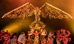 Leeds Year of Culture 2023<br>Carnival dancers performs on stage during The Awakening at Headingley Stadium in Leeds which celebrates the city's cultural past, present and future at the start of Leeds Year of Culture 2023. Picture date: Saturday January 7, 2023. PA Photo. Photo credit should read: Danny Lawson/PA Wire