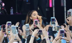 There for her fans: Ariana Grande performing in 2015