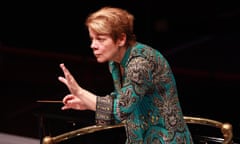 Marin Alsop conducts during the BBC Proms in 2012