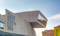 Maxxi museum in Rome. Image shot 05/2017. Exact date unknown.<br>M4EWMD Maxxi museum in Rome. Image shot 05/2017. Exact date unknown.
