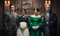 ‘Lavishly sinister’: Ha Jung-woo, Kim Tae-ri, Kim Min-hee and Jo Jin-woong in The Handmaiden.