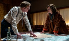 That fateful day ... Jared Harris as Valery Legasov and Emily Watson as Ulana Khomyuk in Chernobyl. 