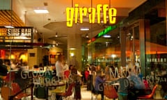 A Giraffe restaurant in London