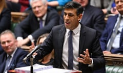 Britain's prime minister Rishi Sunak during prime minister's questions (PMQs) on 7 December