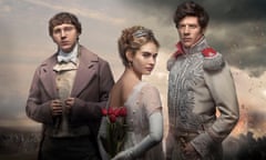 War and Peace starring Pierre Bezukhov (Paul Dano), Natasha Rostov (Lily James) and Prince Andrei (James Norton).