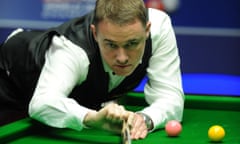 Stephen Hendry, seen here in 2012 making break of 147 at the Crucible, will now face the world No 82, Xu Si, in the second round of qualifying for the World Championship.