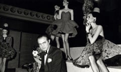 The Christian Lacroix launch of spring fashion line, 1988.