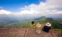 Looking down from La Citadelle Laferrière  in north Haiti.