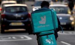 Deliveroo delivery rider