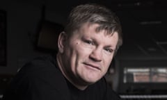 Ricky Hatton pictured at his boxing gym in Manchester.